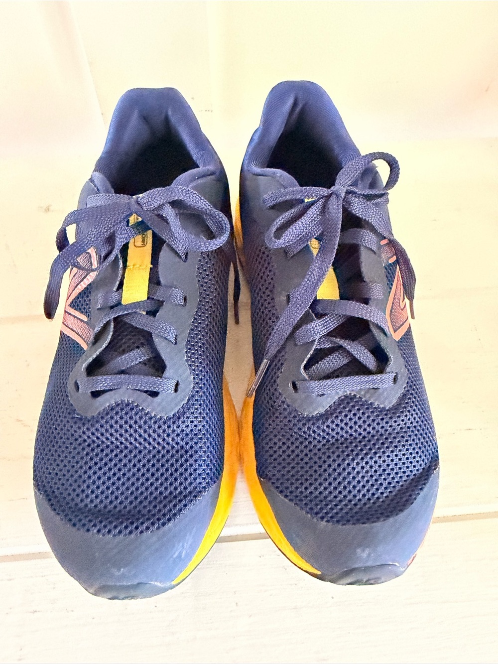 New Balance Kids Fresh Foam Arishi v4 Running Shoes - Size 5.5 Wide Navy Blue - Picture 7 of 8
